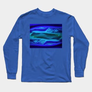 Lapislazuli Rock Texture Long Sleeve T-Shirt